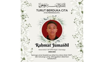 Berita Duka dan Ucapan Bela Sungkawa dari Kepala SMKN 1 Samatiga