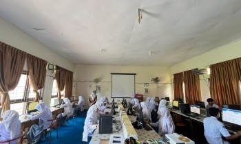 SMK Negeri 1 Samatiga Laksanakan Gladi TKA bagi Siswa Kelas XII